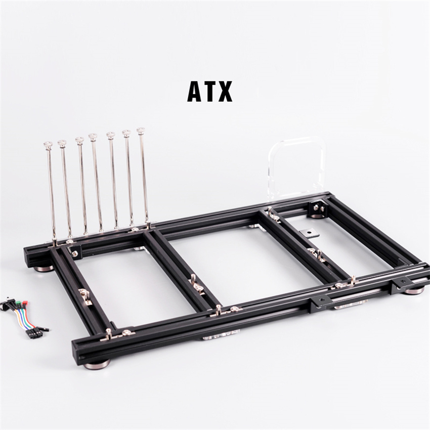 ATX PC Test Bench Aluminum All - Aluminum Open Frame Test Bench Water Cooling ulasan dan harga
